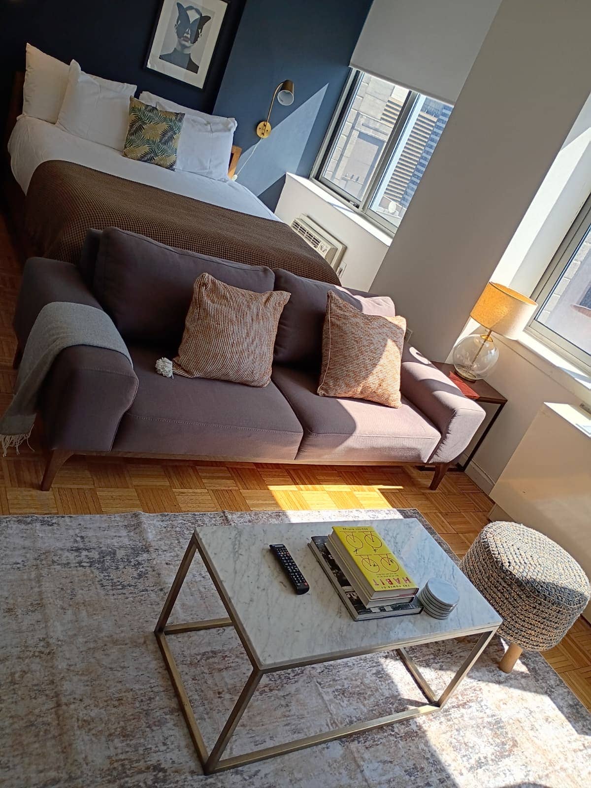 Living room cleaning