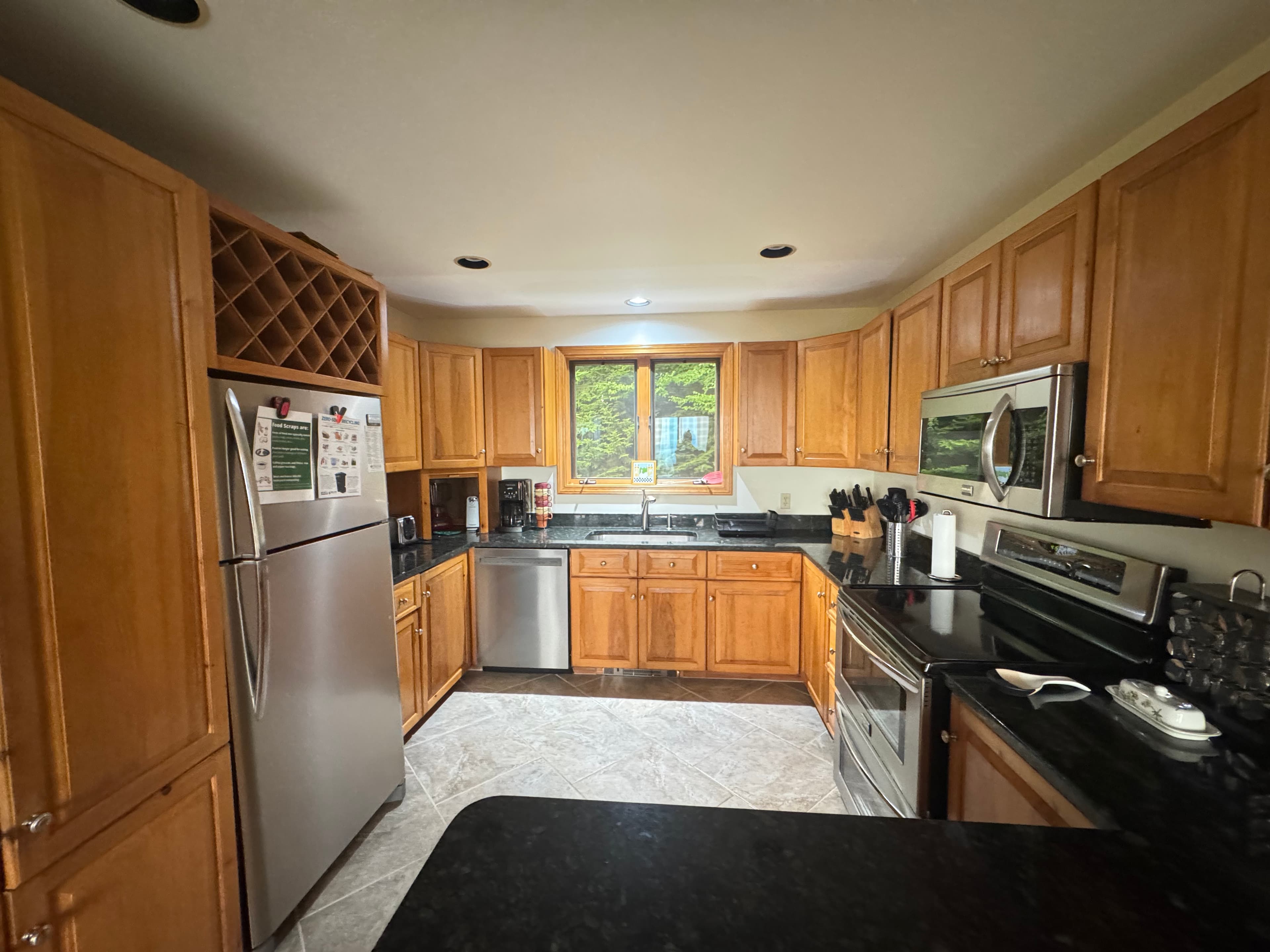 VelocityMaid vacation rental kitchen in Ludlow, VT